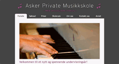 Desktop Screenshot of musikkskole.org
